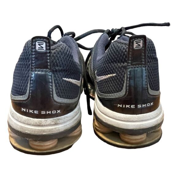 Vintage Nike Walking Shox Sneakers Blue Pink Stripes Shoes‎ Y2K 2002 - Picture 4 of 11